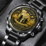 US Marine Corps 250 Years Black Stainless Steel Watch - MAITM13539