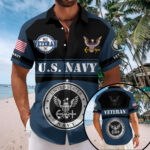 US Navy Short Sleeve Button-Down Shirt - TMTHU1771