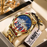 US Navy 250th Anniversary Alloy Luxury Quartz Watch - MAITM13378