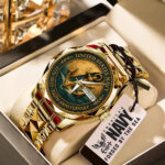 US Navy 250th Anniversary Alloy Luxury Quartz Watch - MAITM13275
