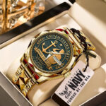 US Navy 250th Anniversary Alloy Luxury Quartz Watch - MAITM13363