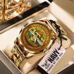 US Navy Alloy Luxury Quartz Watch - MAITM13528