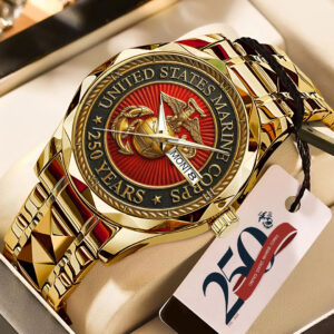 US Marine Corps 250th Anniversary Alloy Luxury Quartz Watch - TMTHU1341