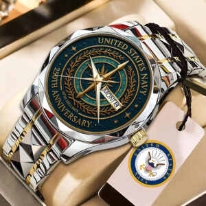 US Navy 250th Anniversary Alloy Luxury Quartz Watch - TMTHU1373