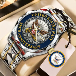 US Navy 250th Anniversary Alloy Luxury Quartz Watch - TMTHU1353