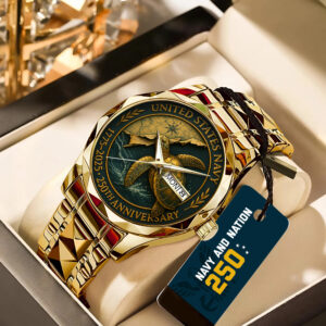 US Navy 250th Anniversary Alloy Luxury Quartz Watch - TANTN17239