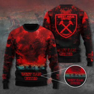 West Ham United FC x Stranger Things Ugly Sweater - TANTN17785