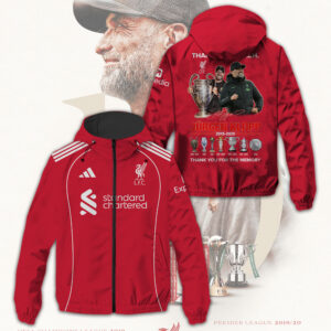 Liverpool FC 3D Windbreaker Jacket - TMTHU1428