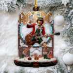AC/DC Custom Shape 2-sided Acrylic Ornament – HOATT14684