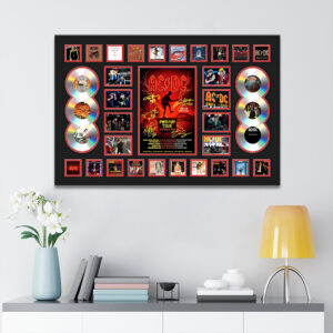 AC/DC PWR UP Tour 2025 Australia Rectangle Canvas With Inner Frame - MAITM13766