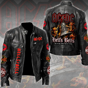AC/DC Motorcycle Leather Jacket - TMTHU2277