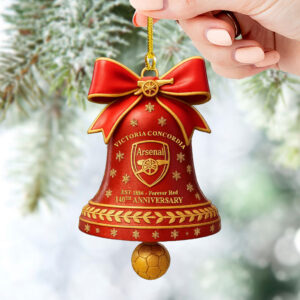 Arsenal FC Custom Shape 2-sided Acrylic Ornament – TMTHU2093