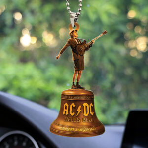 AC/DC Custom shape 2-sided Acrylic Car Ornament - TMTHU2208