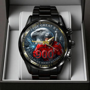 Alex Ovechkin x Washington Capitals Black Stainless Steel Watch - TANTN18403