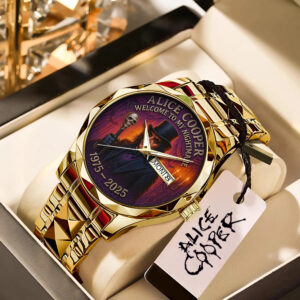 Alice Cooper Welcome to My Nightmare 50th Anniversary Alloy Luxury Quartz Watch - TANTN18498