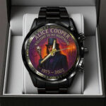 Alice Cooper Welcome to My Nightmare 50th Anniversary Black Stainless Steel Watch - TANTN18499