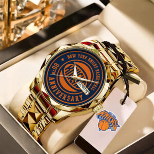 New York Knicks Logo 80th Anniversary 2026 Alloy Luxury Quartz Watch - GNE4637