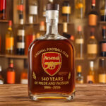 Arsenal FC 140 Years 25oz Empty Whiskey Bottle - MAITM13726