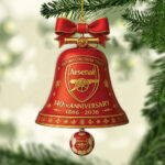Arsenal FC 140th Anniversary Custom Shape 2-sided Acrylic Ornament – MAITM13683