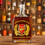 Arsenal FC 140th Anniversary 25oz Empty Whiskey Bottle - TMTHU2280