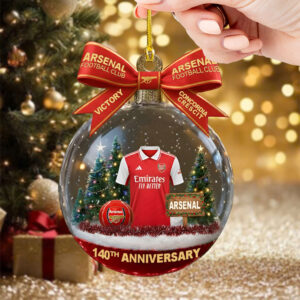 Arsenal FC Custom Shape 2-sided Acrylic Ornament – TMTHU2256