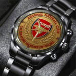 Arsenal FC 140th Anniversary Black Stainless Steel Watch - TMTHU1875