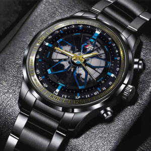 BMW Motorrad Black Stainless Steel Watch - TMTHU2273