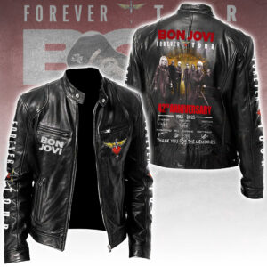 Bon Jovi Motorcycle Leather Jacket - TANTN17934
