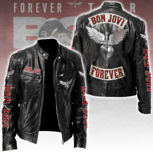 Bon Jovi Motorcycle Leather Jacket - TANTN17966