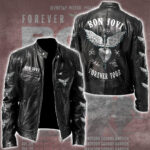 Bon Jovi Motorcycle Leather Jacket - TANTN17932