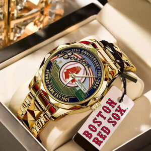 Boston Red Sox 125th Anniversary Alloy Luxury Quartz Watch - MAITM13660