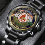 Boston Red Sox 125th Anniversary Black Stainless Steel Watch - MAITM13661