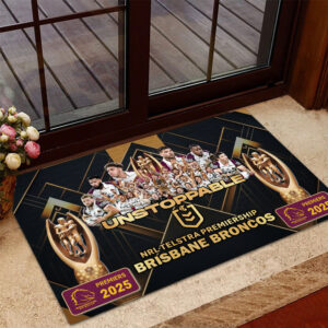 Brisbane Broncos 2025 NRL Premiers Doormat - TMTHU2012