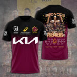Brisbane Broncos 2025 Premiership 3D Apparel - TANTN18318