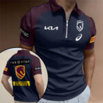 Brisbane Broncos 2026 American League Champions Zip Polo Shirt - HOATT14826