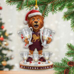 Brisbane Lions Custom Shape 2-sided Acrylic Ornament – HOATT14731