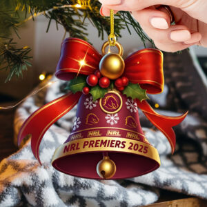 Brisbane Broncos Custom Shape 2-sided Acrylic Ornament – TMTHU1993