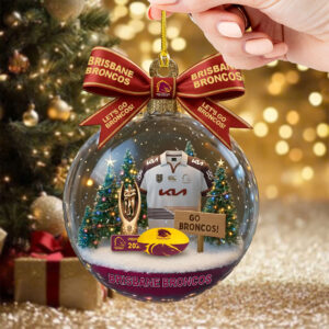Brisbane Broncos Custom Shape 2-sided Acrylic Ornament – TMTHU2216