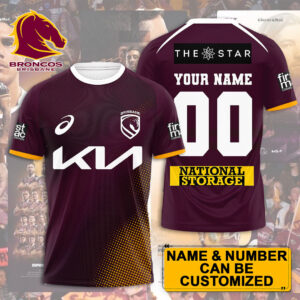 Personalized Brisbane Broncos 3D Apparel - TMTHU2306