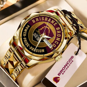 Brisbane Broncos Alloy Luxury Quartz Watch - TMTHU2162