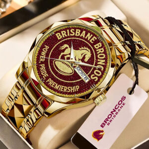 Brisbane Broncos Alloy Luxury Quartz Watch - TMTHU2274