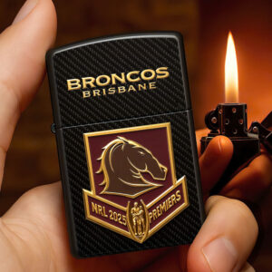 Brisbane Broncos Zippo Lighter Case (No Insert) - TMTHU2164