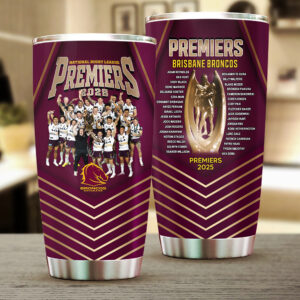 Brisbane Broncos 2025 NRL Premiers Tumbler Cup - TMTHU2079