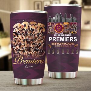 Brisbane Broncos 2025 NRL Premiers Tumbler Cup - HOATT14534