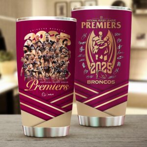 Brisbane Broncos 2025 NRL Premiers Tumbler Cup - HOATT14535