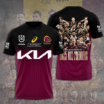 Brisbane Broncos 2025 Premiership 3D Apparel – TANTN18377