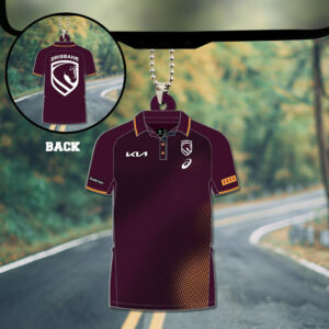 Brisbane Broncos 2026 Custom shape 2-sided Acrylic Car Ornament - TANTN18940