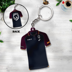 Brisbane Broncos 2026 Custom Shape 2-sided Keychain - TANTN18939