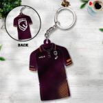 Brisbane Broncos 2026 Custom Shape 2-sided Keychain - TANTN18941