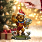 Brisbane Lions Custom Shape 1-sided Acrylic Ornament – TMTHU2282
